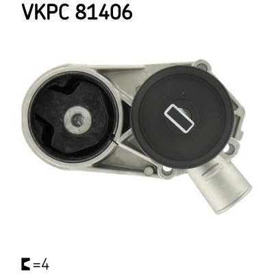 Снимка на Пистов ремък SKF черен VKMV 4PK675 за Hyundai i10 1.1 - 68 коня бензин