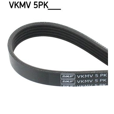 Снимка на Пистов ремък SKF черен VKMV 5PK1163 за Rover 25 (RF) 1.8 16V - 116 коня бензин