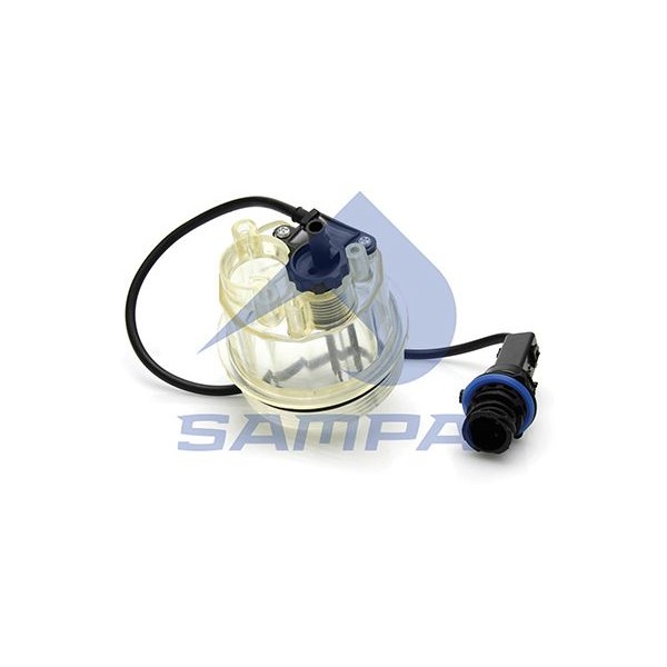 Снимка на Прозрачен визьор, ръчна подкачваща помпа SAMPA 096.480 за камион DAF XF 105 FAT 105.410 - 408 коня дизел