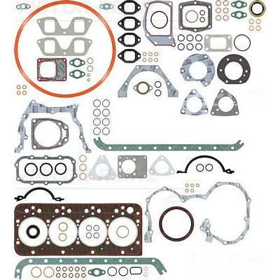 Снимка на Пълен комплект гарнитури, двигател VICTOR REINZ 01-33951-10 за Peugeot Boxer Platform (ZCT) 2.8 HDi All-wheel Drive - 126 коня дизел