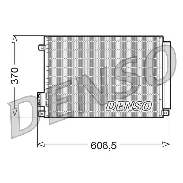 Снимка на Радиатор за климатик DENSO DCN10002 за Ford Sierra (GBG,GB4) 2.0 i - 115 коня бензин