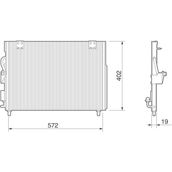 Снимка на Радиатор за климатик MAGNETI MARELLI 350203216000 за Volvo 460L (464) 2.0 - 109 коня бензин