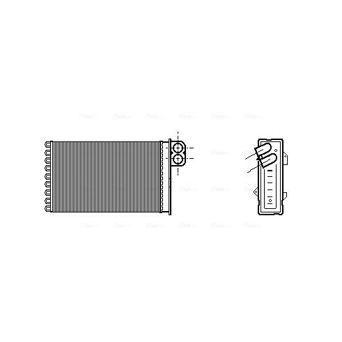 Снимка на Радиатор за парно AVA QUALITY COOLING CN6082 за Citroen Xantia X2 3.0 i 24V - 190 коня бензин