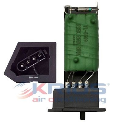 Снимка на Резистор за степените на парното MEAT & DORIA K109041 за BMW 3 Sedan E36 325 i - 192 коня бензин