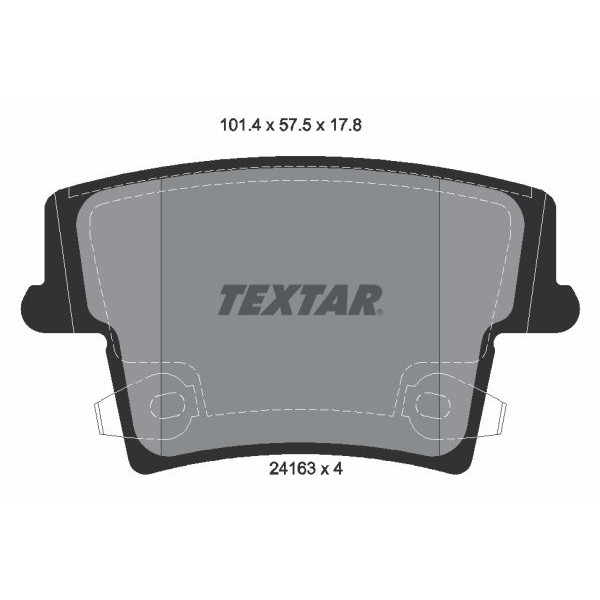 Снимка на Ремонтен комплект за ръчна спирачка TEXTAR expanding lock 97044200 за BMW 7 Series F 740 d xDrive - 306 коня дизел