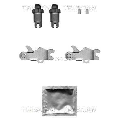 Снимка на Ремонтен комплект за ръчна спирачка TRISCAN 8105 102630 за Mercedes Sprinter 4.6-t Box (906) 424 (906.655, 906.657, 906.653) - 258 коня бензин
