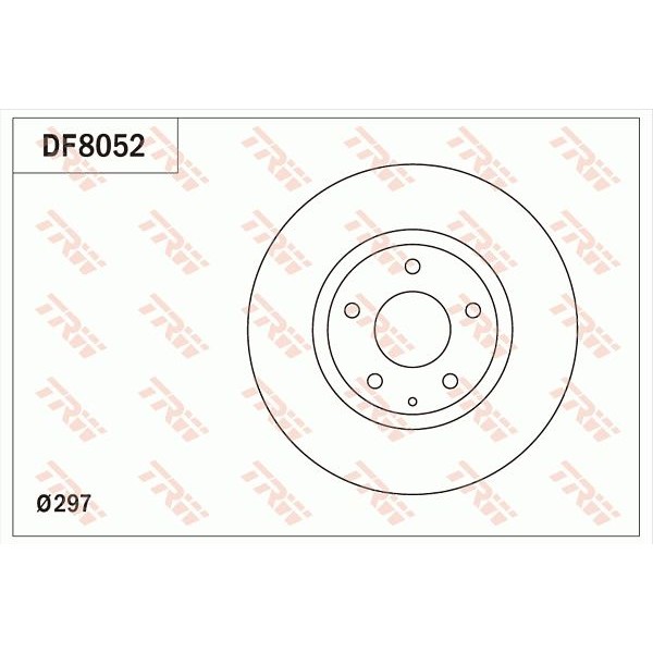 Снимка на Спирачен диск TRW DF8052
