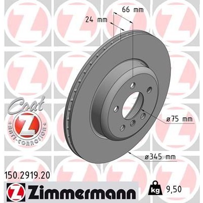Снимка на Спирачен диск ZIMMERMANN COAT Z 150.2919.20