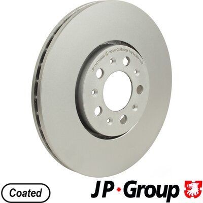 Снимка на Спирачен диск JP GROUP  1163109000 за Seat Leon (1M1) 1.9 TDI - 90 коня дизел