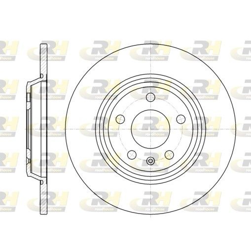 Снимка на Спирачен диск ROADHOUSE 61112.00 за Audi A6 Sedan (4G2, C7) 3.0 TDI - 204 коня дизел