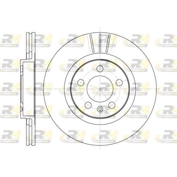 Снимка на Спирачен диск ROADHOUSE 6546.10 за Audi A3 (8L1) 1.6 - 102 коня бензин