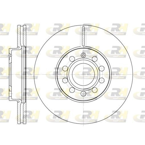 Снимка на Спирачен диск ROADHOUSE 6648.10 за Suzuki Grand Vitara (JT) 1.9 DDiS All-wheel Drive (JT419, TD44, JB419WD,... - 129 коня дизел