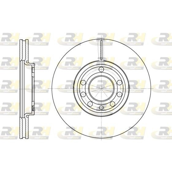Снимка на Спирачен диск ROADHOUSE 6689.10 за CADILLAC BLS Sedan 2.0 T - 175 коня бензин
