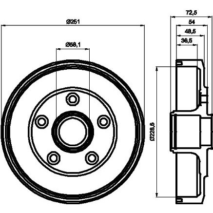 Снимка на Спирачен диск TEXTAR PRO 92115503 за Mercedes E-class Estate (s211) E 200 CDI (211.207) - 136 коня дизел