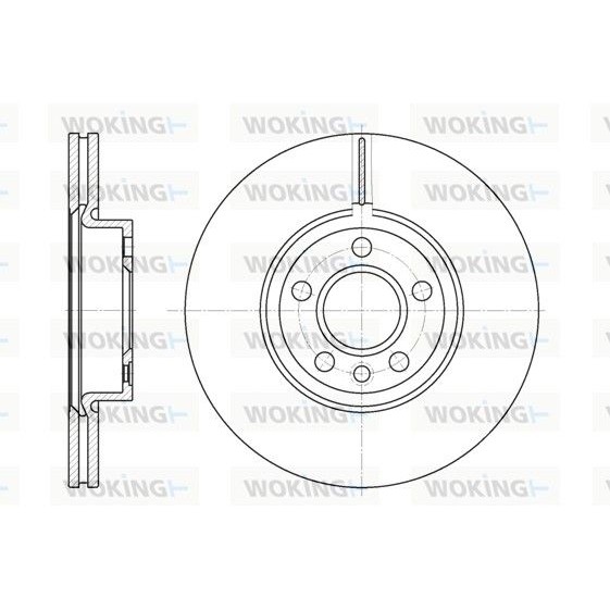 Снимка на Спирачен диск WOKING D6728.10 за Audi A5 Cabrio (8F7) 2.0 TFSI quattro - 230 коня бензин