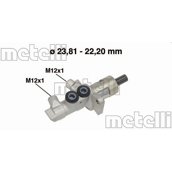 Снимка на Спирачна помпа METELLI 05-0548 за BMW 1 E81 116 i - 122 коня бензин