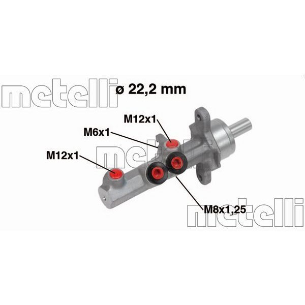 Снимка на Спирачна помпа METELLI 05-0721 за VW Golf 5 (1K1) 1.4 TSI - 140 коня бензин