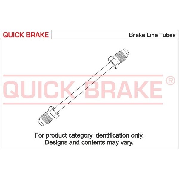 Снимка на Спирачна тръба QUICK BRAKE CU-0550B5-A за Ford Fiesta MK 3 (gfj) 1.4 - 73 коня бензин