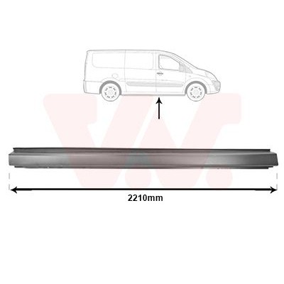 Снимка на Степенка за качване VAN WEZEL 1612102 за Fiat Scudo BOX 270 2.0 D Multijet - 163 коня дизел