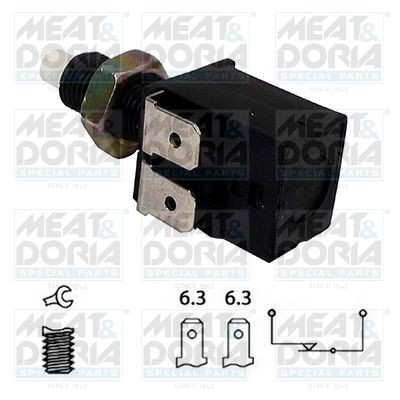 Снимка на Стоп машинка MEAT & DORIA 35006 за Ford Courier BOX J5,J3 1.8 DI - 75 коня дизел