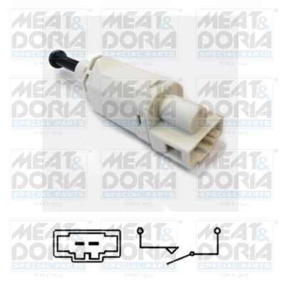 Снимка на Стоп машинка MEAT & DORIA 35036 за VW Jetta 4 (1J2) 1.6 16V - 105 коня бензин