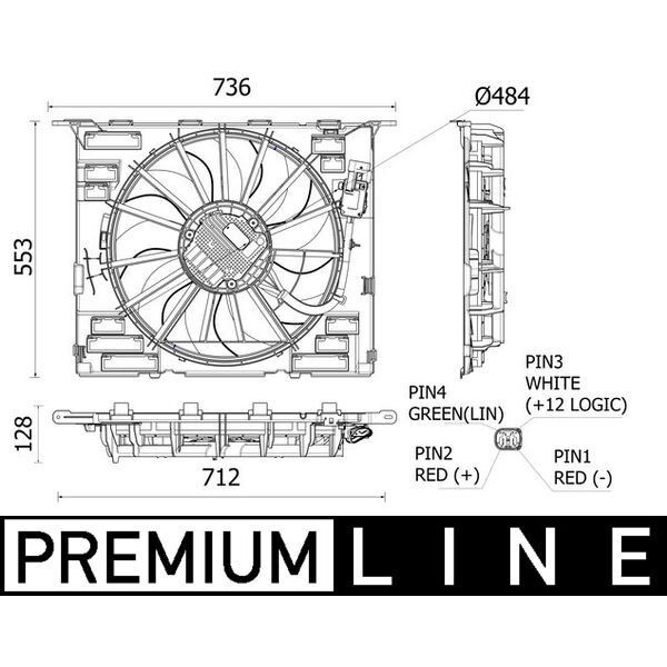 Снимка на Съединител, вентилатор на радиатора MAHLE BEHR PREMIUM LINE CFC 259 000P за камион Mercedes Actros MP2, MP3 2532 LS - 313 коня дизел