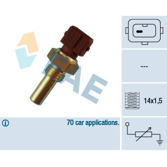 Снимка на Температурен датчик FAE 32270 за BMW 3 Sedan E30 325 e 2.7 - 122 коня бензин
