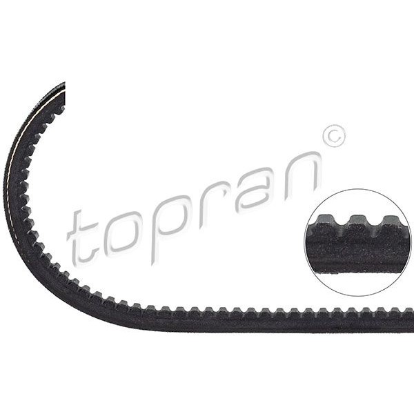 Снимка на Трапецовиден ремък TOPRAN 101 014 за Fiat Scudo Combinato 220p 2.0 JTD - 94 коня дизел
