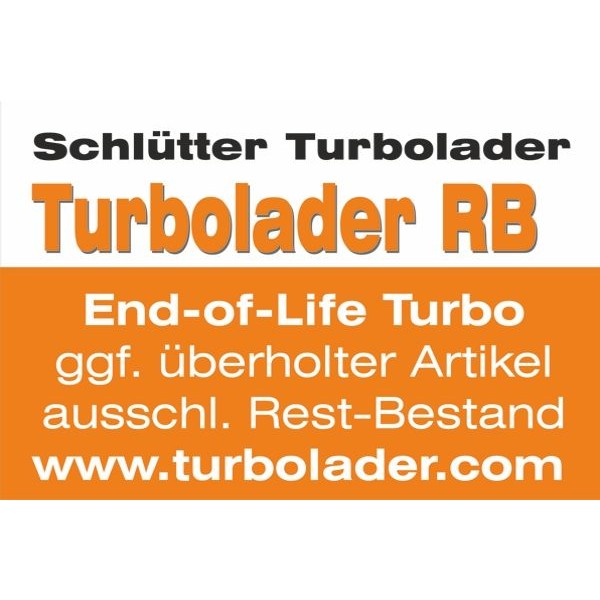 Снимка на Турбина, принудително пълнене с въздух SCHLUTTER TURBOLADER END of LIFE Turbocharger - Original SCHLÜTTER Reman 172-04010_RB за Ford Scorpio 2 Break (GNR,GGR) 2.5 TD - 125 коня дизел