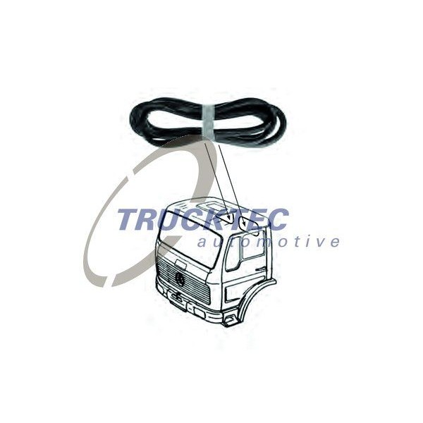 Снимка на Уплътнение, предно стъкло TRUCKTEC AUTOMOTIVE 01.50.025 за камион Mercedes Actros MP2, MP3 2048 K - 476 коня дизел