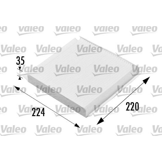 Снимка на Филтър купе VALEO ESSENTIAL 698657 за Peugeot Partner Combispace (5F) 1.1 - 60 коня бензин