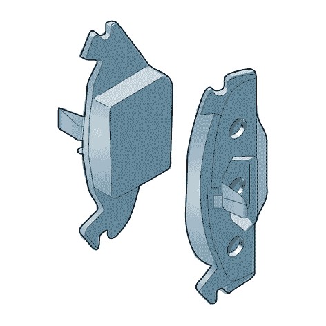 Снимка на 1 set of brake pads for disk brake VAG 6R0698151A за Audi A1 (8X1) 1.4 TFSI - 140 коня бензин