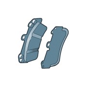 Снимка на 1 set of brake pads for disk brake VAG 7L0698151J
