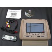 Снимка  на 7inch DVD плеър в подглавник с USB и безжичен джойстик за видеоигри - бежов AP HR6604BEIG