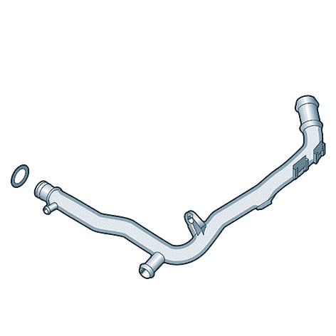 Снимка на Coolant pipe VAG 03L121065AJ за Seat Ibiza 4 (6J) 1.4 TDI - 80 коня дизел
