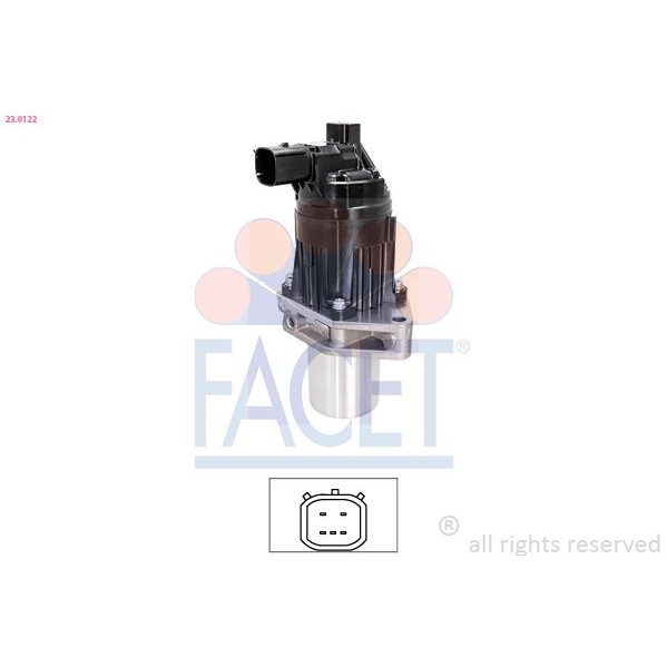 Снимка на Egr-клапан FACET Made in Italy - OE Equivalent 23.0047 за Fiat Scudo BOX 270 2.0 D Multijet - 120 коня дизел