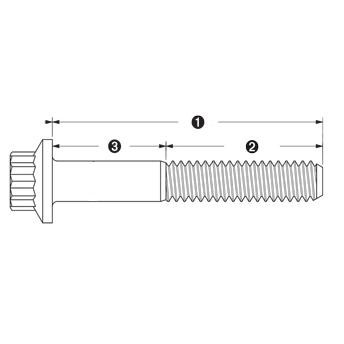 Снимка на M10 x 1.50 high strenght stainless steel screws ARP 772-1001.1 за Nissan Primera Traveller (WP12) 1.6 Visia - 109 коня бензин