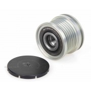 Снимка на Poly V-belt pulley with freewheel and cover cap VAG 045903119A