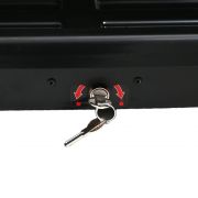Снимка  на Автобокс Altro 185x80x41cm с 70 mm крепежи, с двустранно отваряне с ключ, 460 литра - черен Junior 02.02.ND