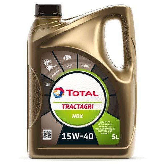 Снимка на Агро масло TOTAL TRACTAGRI HDX 15W40 5L за Citroen Berlingo MF 1.4 i bivalent (MFKFW) - 75 коня Бензин/Метан(CNG)