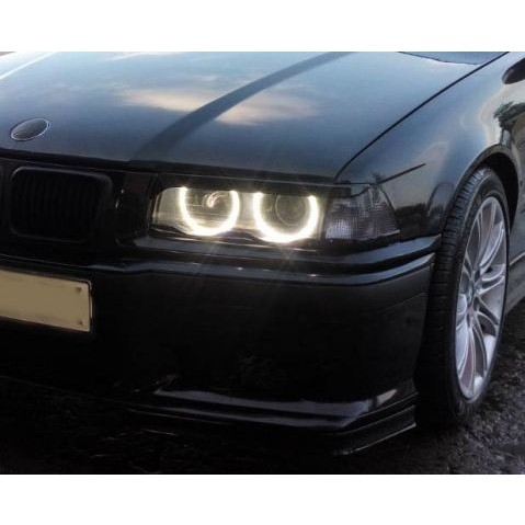 Снимка на Ангелски Очи диодни за BMW Е36 / E38 / E39 с 66 диода - Бял цвят AP LEDE36W