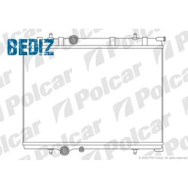 Снимка на Воден радиатор POLCAR 571008-7 за Citroen Berlingo BOX 1.6 - 109 коня бензин