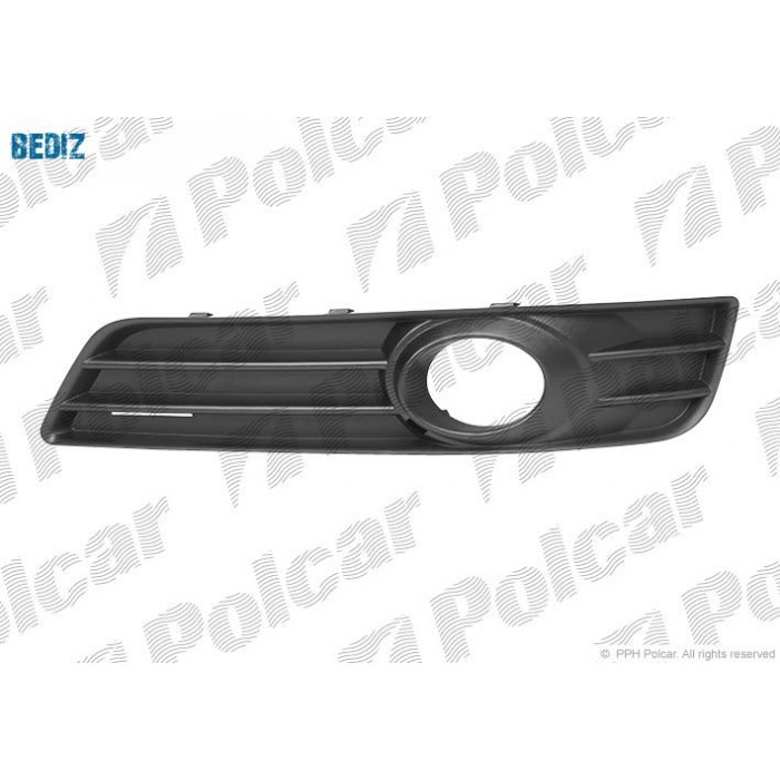 Снимка на въздухозаборна решетка, броня POLCAR 133227-6 за Audi A3 (8P1) 2.0 TDI 16V quattro - 140 коня дизел
