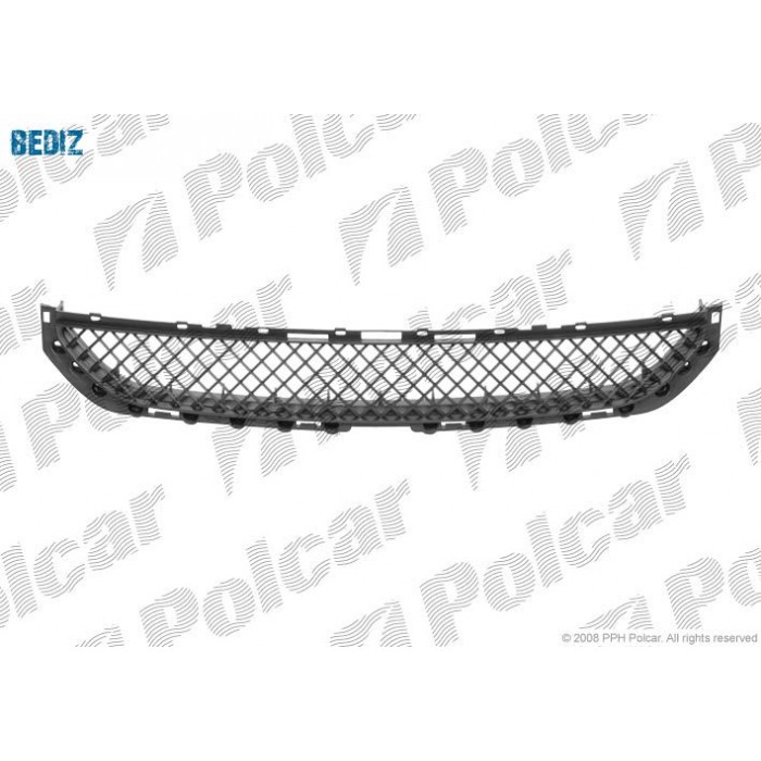 Снимка на въздухозаборна решетка, броня POLCAR 20082710 за BMW 3 Sedan E46 330 xi - 231 коня бензин