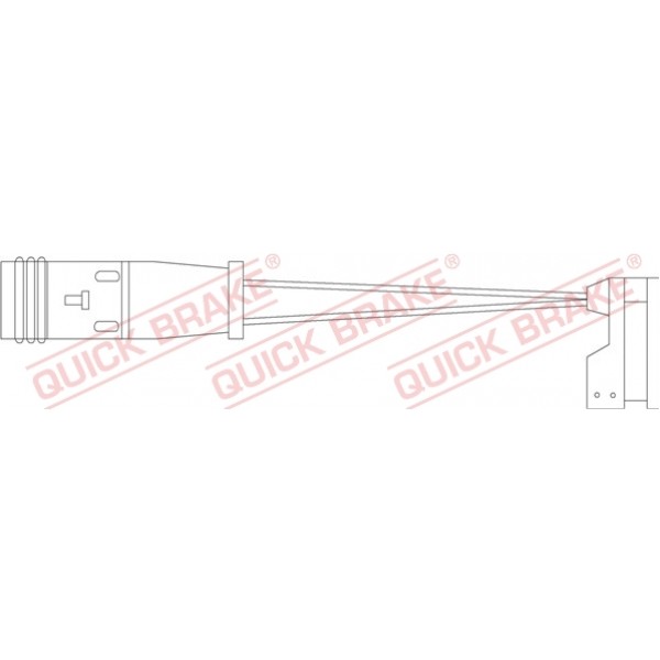 Снимка на датчик, износване на накладки QUICK BRAKE WS0428A за Mercedes Sprinter 3-t Platform (906) 216 (906.113, 906.213) - 156 коня бензин