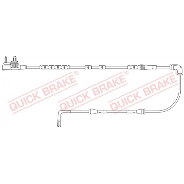 Снимка на Датчик, износване на накладки QUICK BRAKE WS0441A за Range Rover Evoque 2.0 D 4x4 - 150 коня дизел