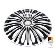 Снимка  на Декоративни тасове PETEX 15 Volante black/silver, 4 броя Petex RB549515