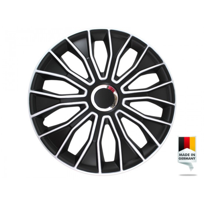 Снимка на Декоративни тасове PETEX 16 Voltec pro black/white, 4 броя Petex RB548716 за VW Touran (1T) 1.4 FSI - 170 коня бензин