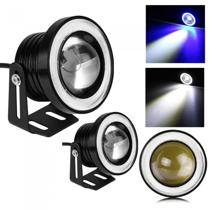 Снимка на Диодни халогени с ангелски очи за дневни светлини 30W AP LGXFOG за Seat Alhambra (7V8,7V9) 2.8 V6 4motion - 204 коня бензин