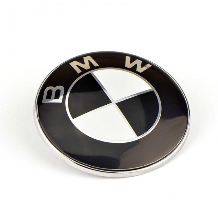 Снимка на Емблема черна заден капак 74мм BMW 51148132376BR